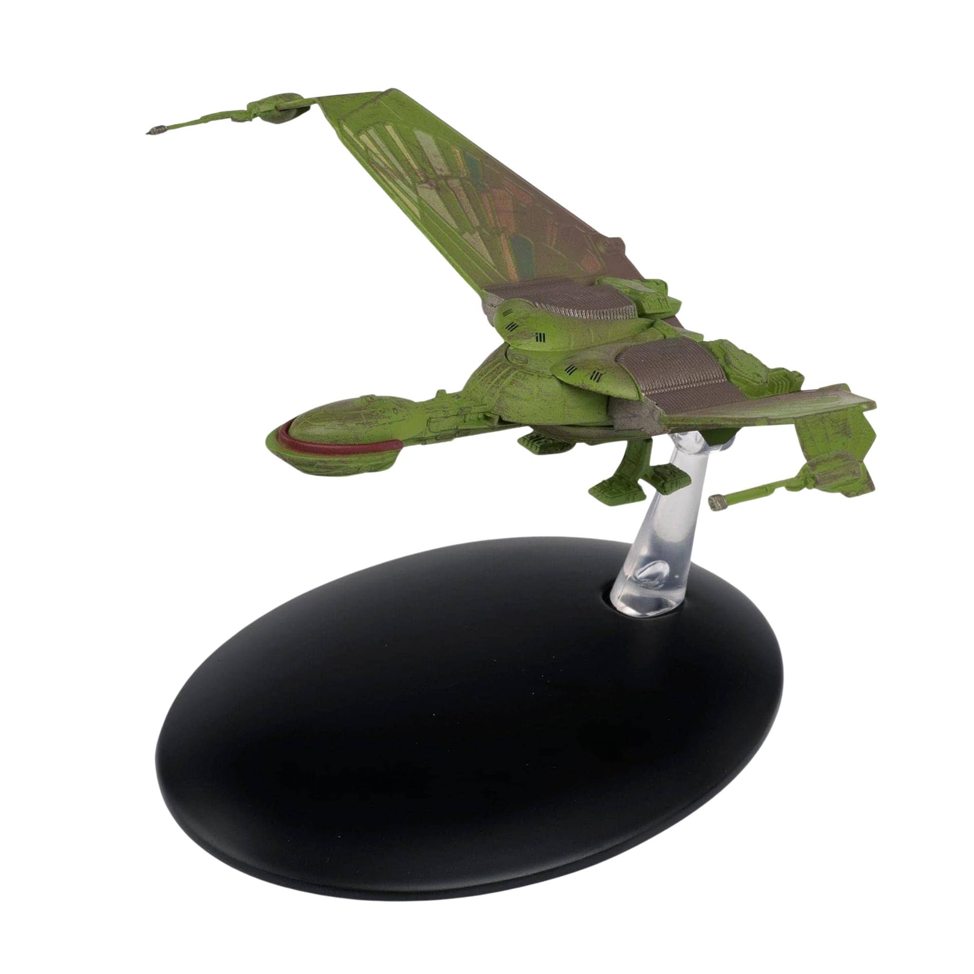 Alt View 2. Eaglemoss - Eaglemoss Star Trek Starship Replica | Klingon Bird of Prey (Landed) - Green.