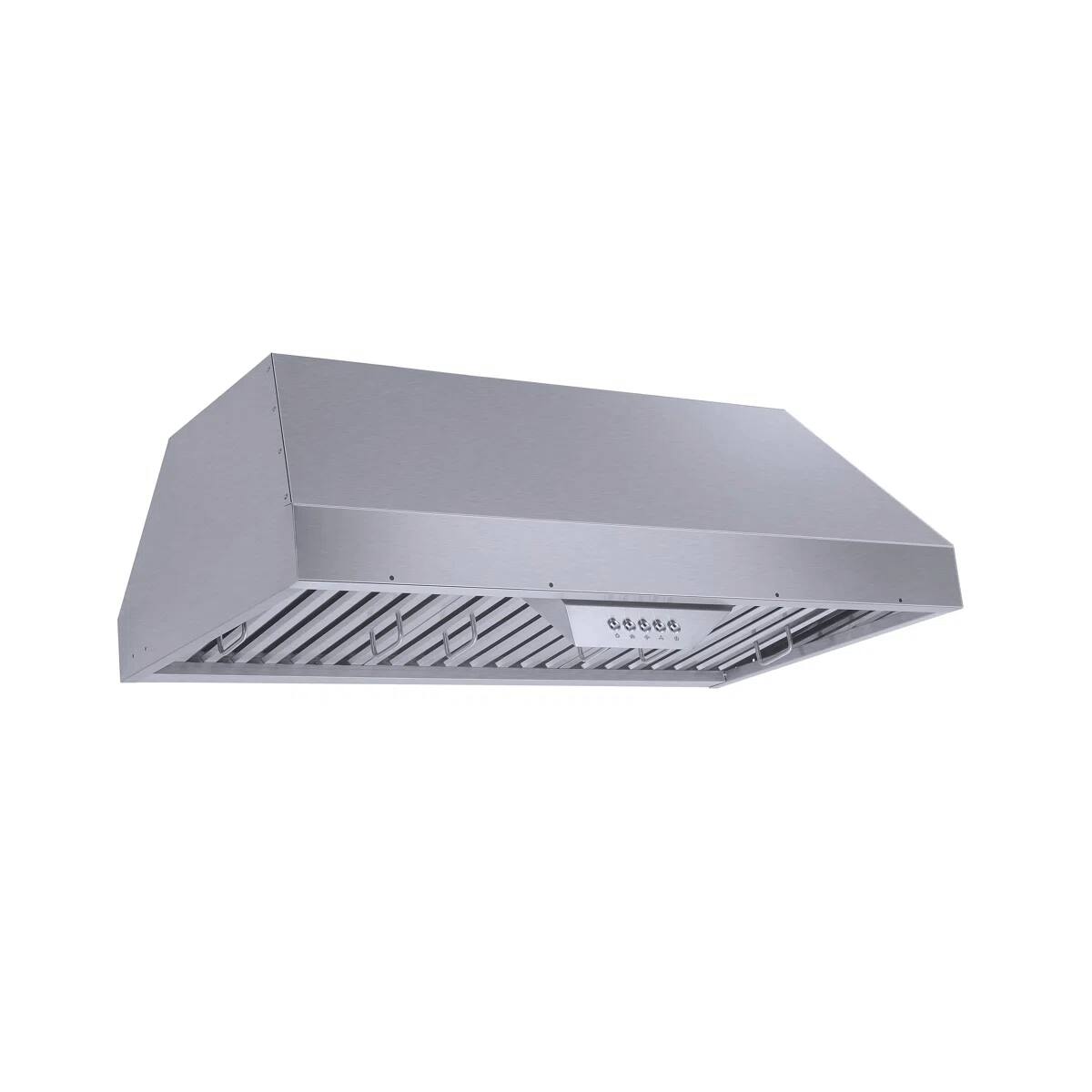 Left. Winflo - Winflo 36 inch Ducted 500-CFM Stainless Steel Insert Under Cabinet Range Hood - Stainless Steel.