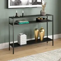 Camden&Wells - Linnea Console Table - Obsidian - Front_Zoom