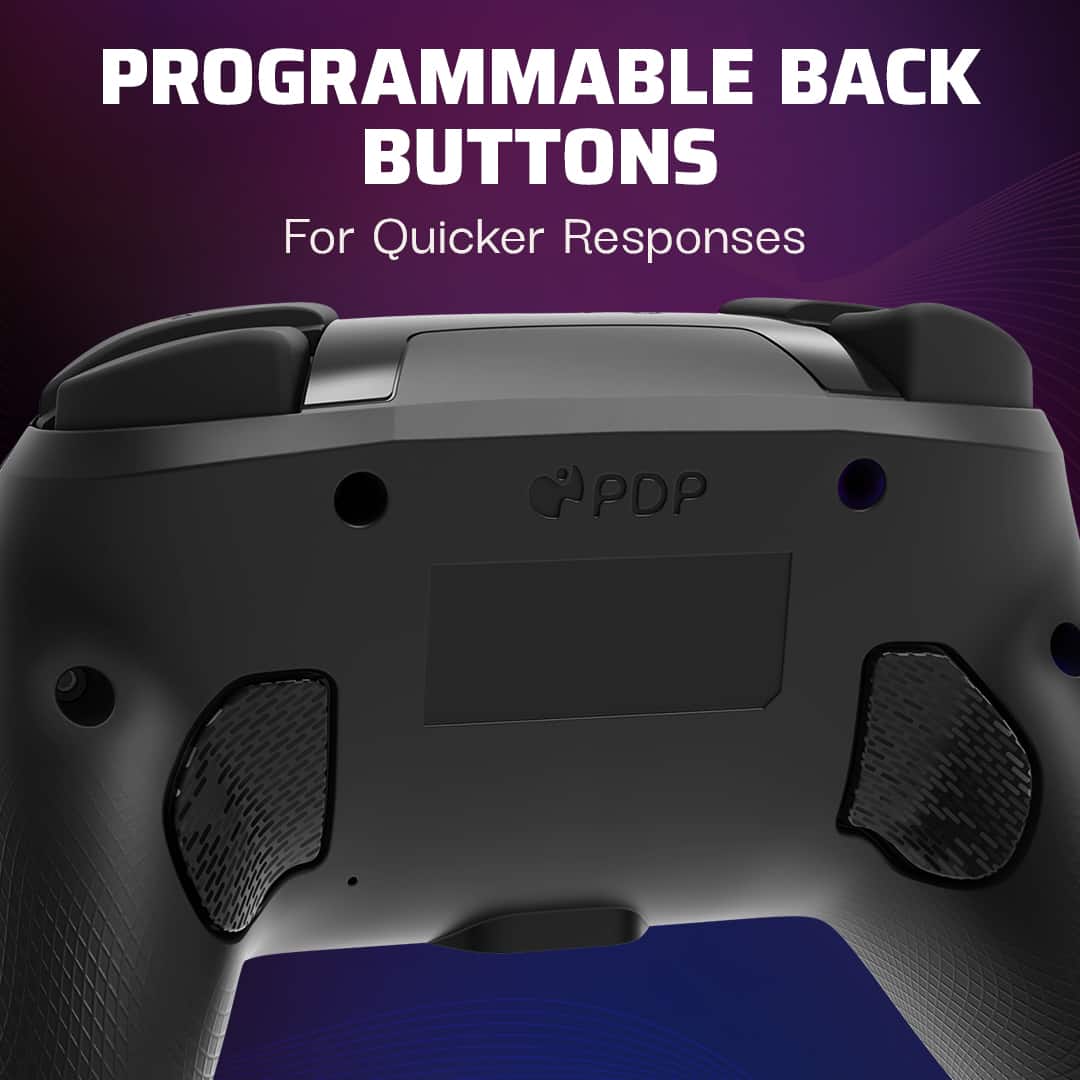 PROGRAMMABLE BACK BUTTONS For Quicker Responses PDP