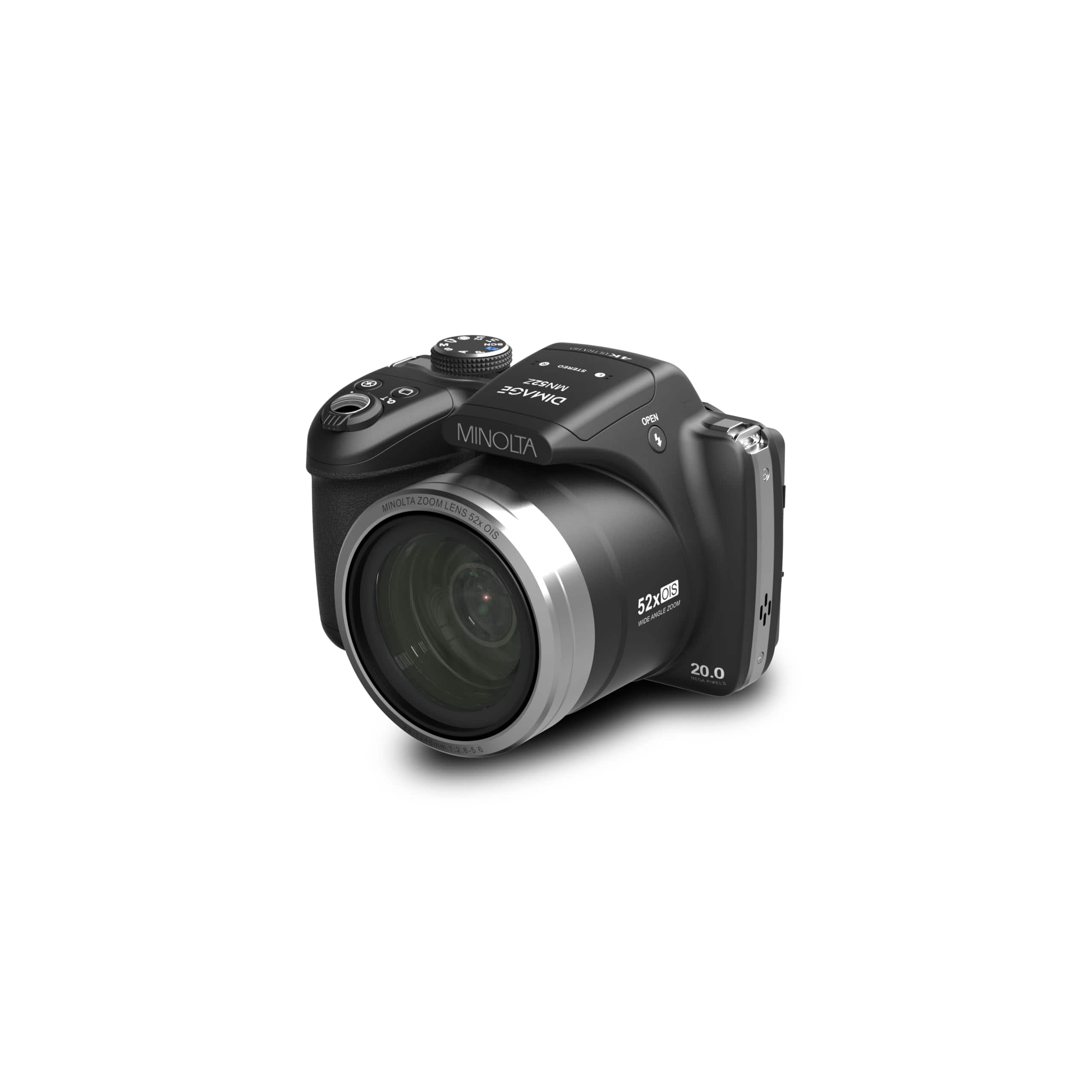 Minolta - MN52Z Dimage 20 MP / 4K Ultra Zoom Digital Camera w/52x Optical Zoom (Black) price history on PriceWatchPro