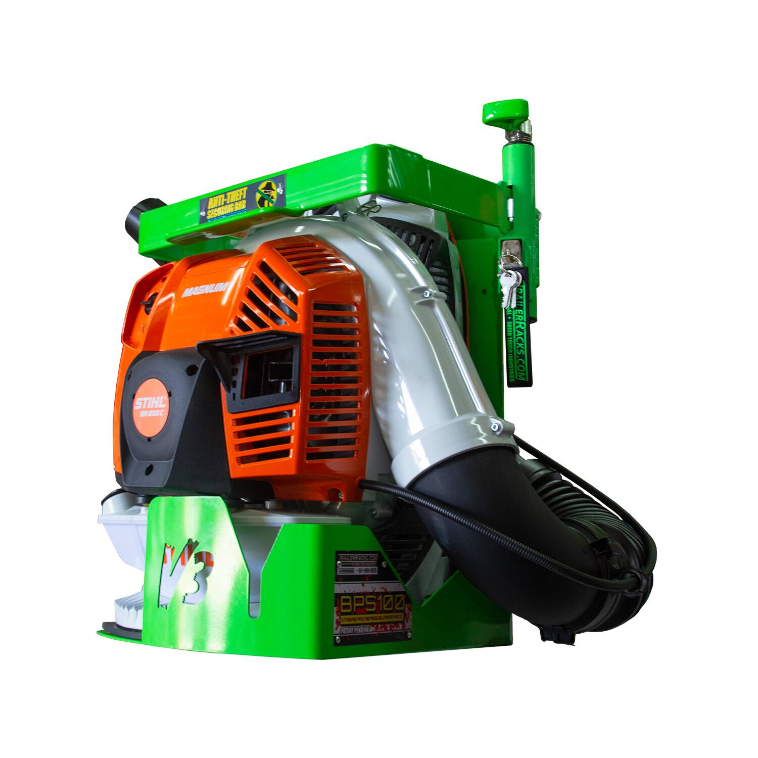 ANTI-THEFT D e S & MASKUM / STIHL BC D A CRIENTEoc MUSINS RRACKS.COM COM - ede ... 1 -  - BPS100 - - 2 CrE N Ca PE