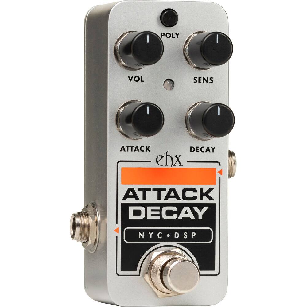 ehx  
ATTACK DECAY  
NYC DSP  

VOL  
ATTACK  
DECAY  
SENS  
POLY