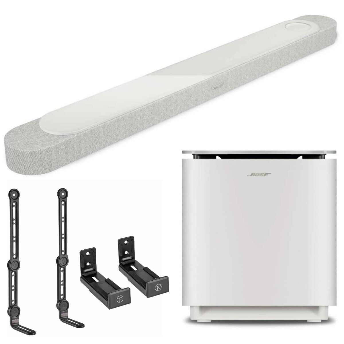 Bose - Lifestyle Ultra Soundbar, White
