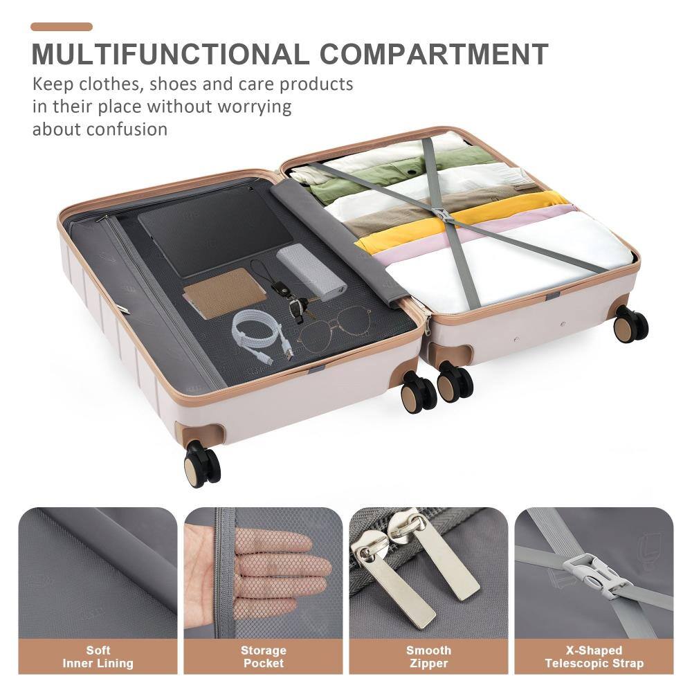 MULTIFUNCTIONAL COMPARTMENT  
Keep clothes, shoes and care products in their place without worrying about confusion

- Soft Inner Lining
- Storage Pocket
- Smooth Zipper
- X-Shaped Telescopic Strap
