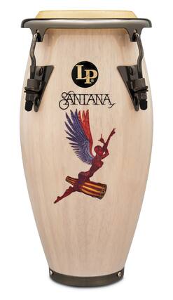 Front. Latin Percussion - 8 Inch Low Pitch Cowbell Steel Construction Bright Tone.