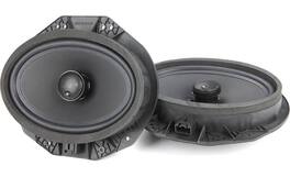 Powerbass - OE Series 6x9in. 2-Way Coaxial OEM Replacement Speaker with Injection-Molded Polypropylene Woofer Cone - Black