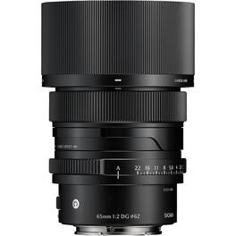 Sigma - 65mm f/2 DG Contemporary Lens for Sony E, Black