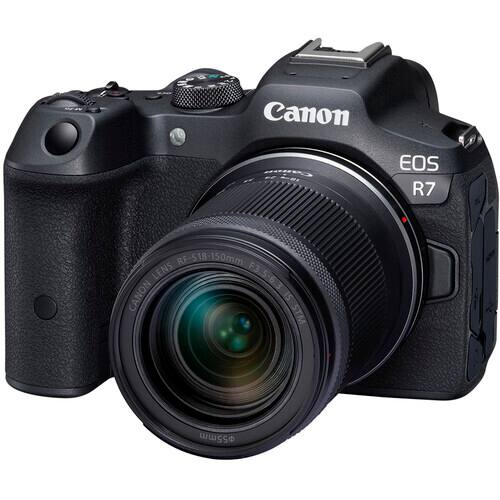 Canon - EOS R7 Mirrorless Camera with RF-S 18-150mm Lens Kit - Black