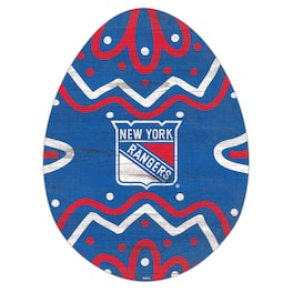 Fan Creations - New York Rangers 12" Easter Egg Cutout Sign - Multicolor