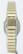 Left. Casio - Digital Stainless Steel Alarm Timer LA670WGA-1DF Women's Watch - Golden.