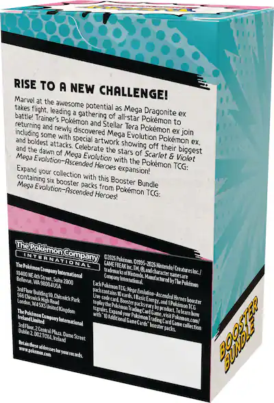Pokmon Trading Card Game: Mega Evolution Ascended Heroes Booster Bundle 10-10311-114 - Best Buy Pokmon Trading Card Game: Mega Evolution Ascended Heroes Booster Bundle 10-10311-114 - Best Buy