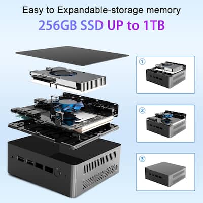 ANTEMPER Mini PC 16GB RAM 512GB SSD, Intel 11th Micro PC, Windows ANTEMPER Mini PC 16GB RAM 512GB SSD, Intel 11th Micro PC, Windows
