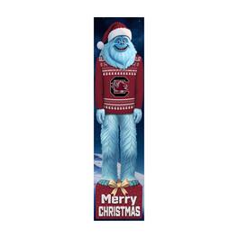 Fan Creations - South Carolina Gamecocks 48" Yeti Christmas Leaner - Multicolor