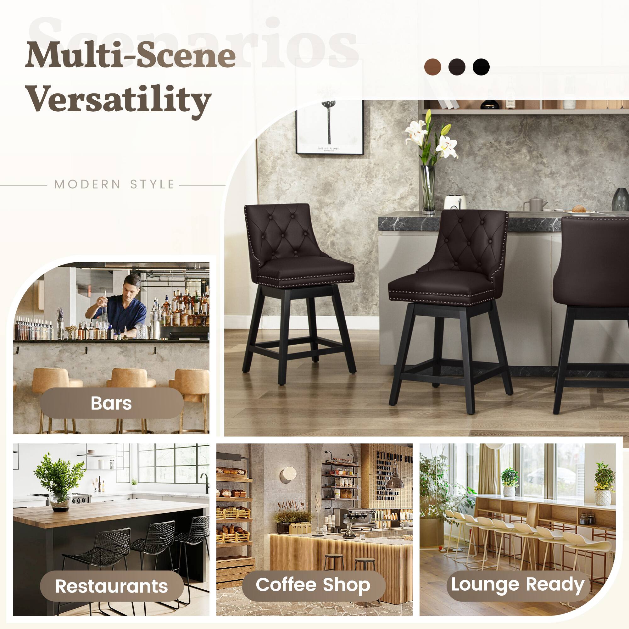 Multi-Scene Multi-Scenarios Versatility  
MODERN STYLE  
Bars  
Restaurants  
Coffee Shop  
Lounge Ready