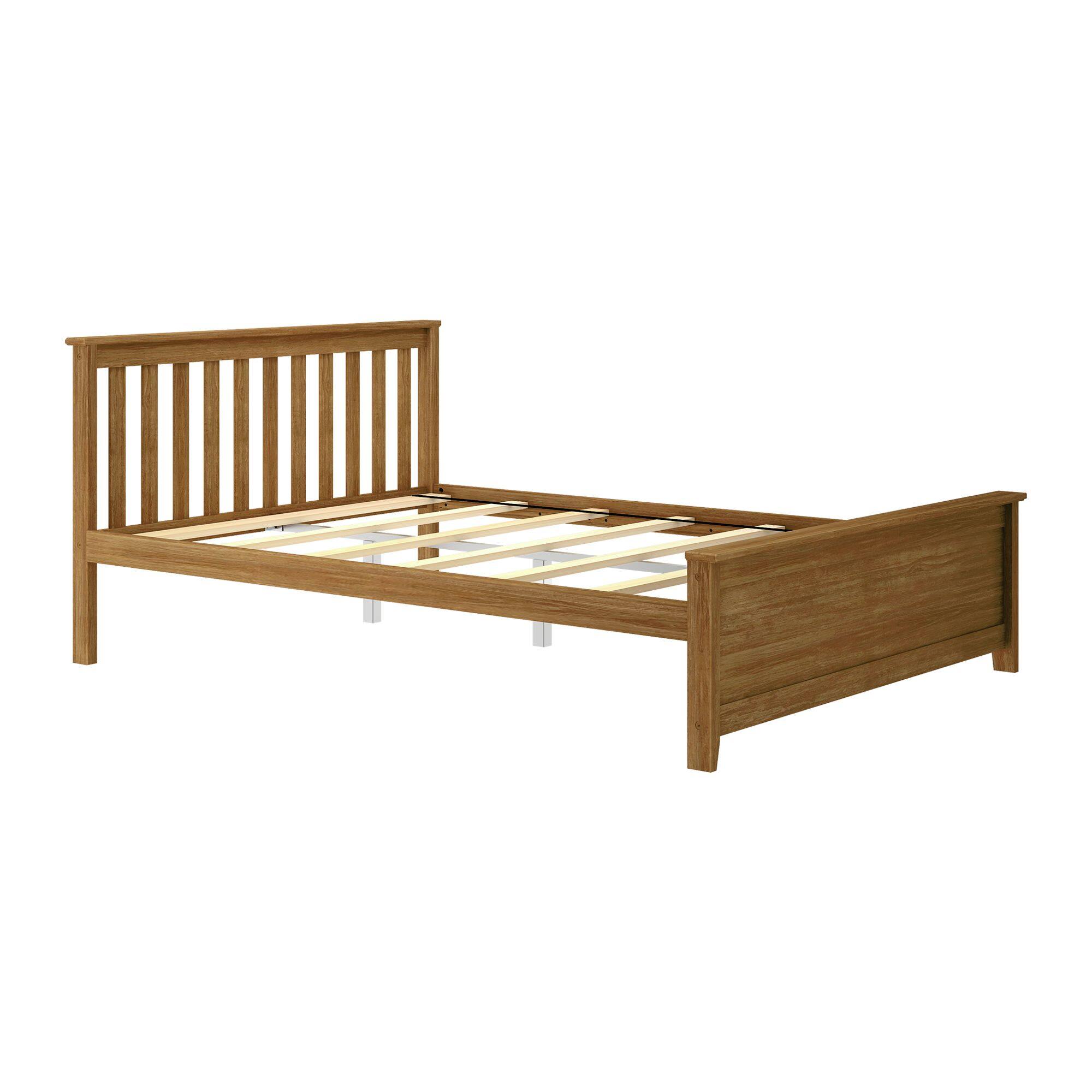 Alt View 2. Plank+Beam - Classic Queen Bed, Pecan - Pecan.