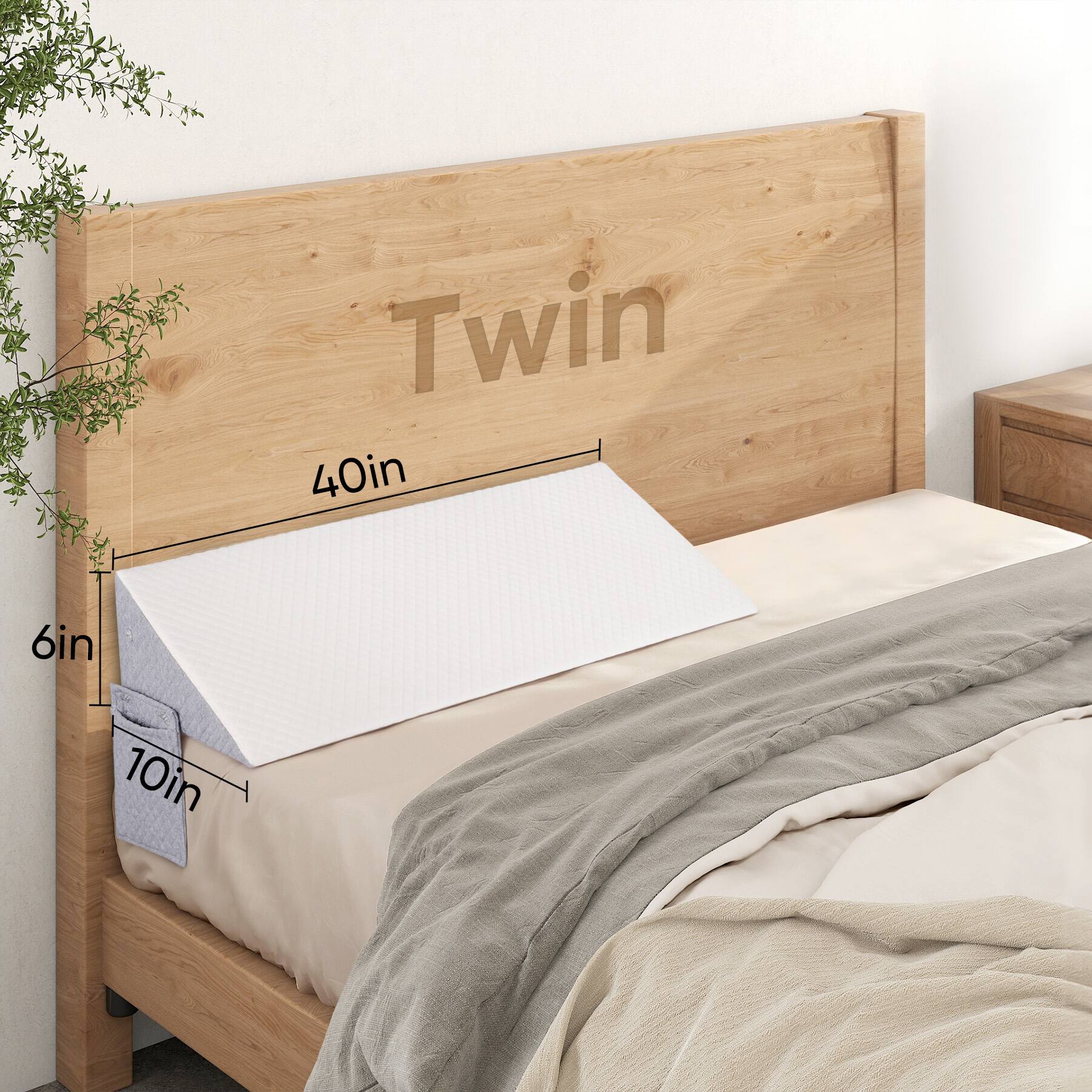 Twin  
40in  
6in  
10in