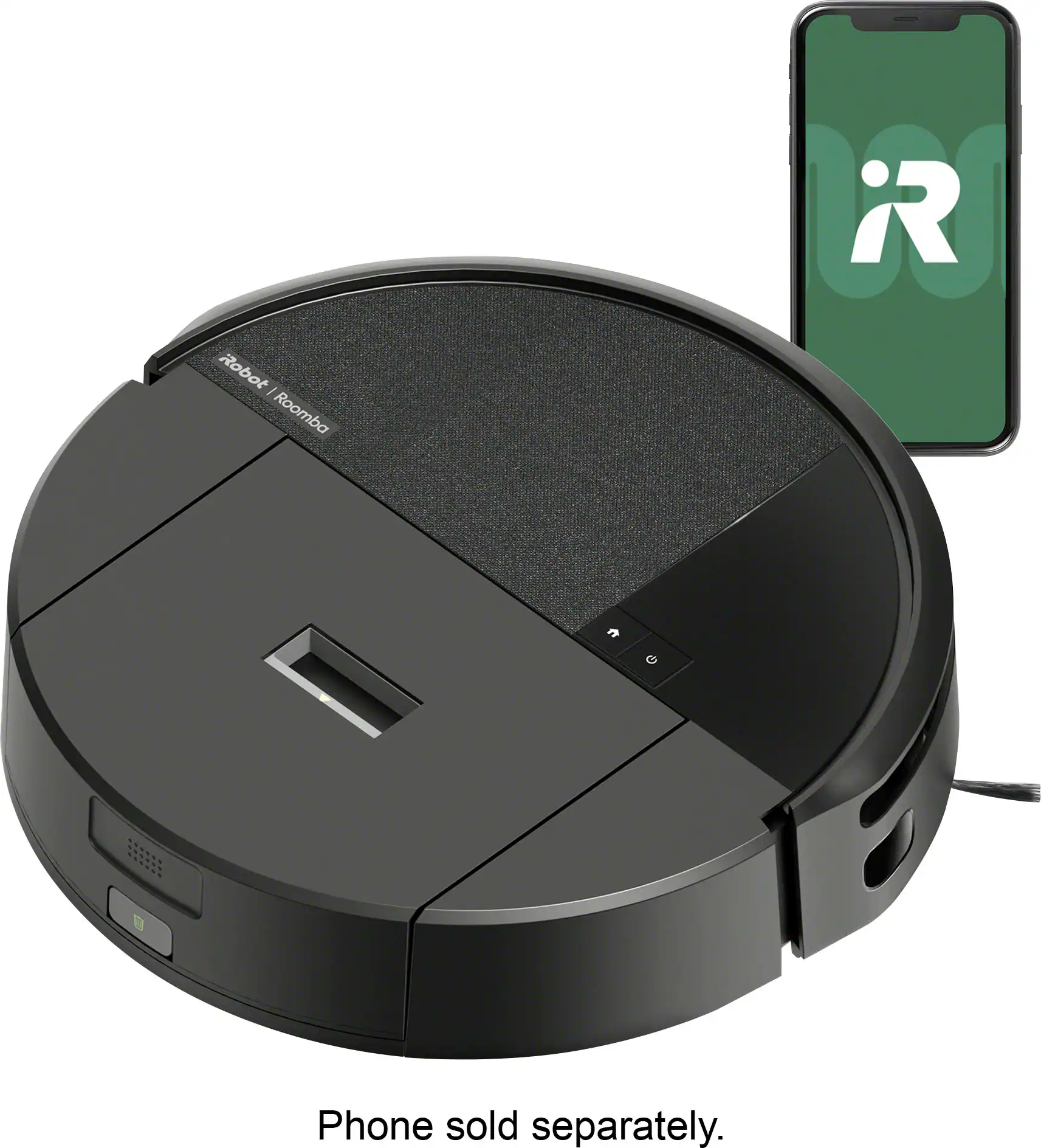 iRobot - Roomba 205 DustCompactor Vacuum - Auto-Compacts Debris Within Robot, No Emptying for 60 Days, Bagless, Intense Suction - Black