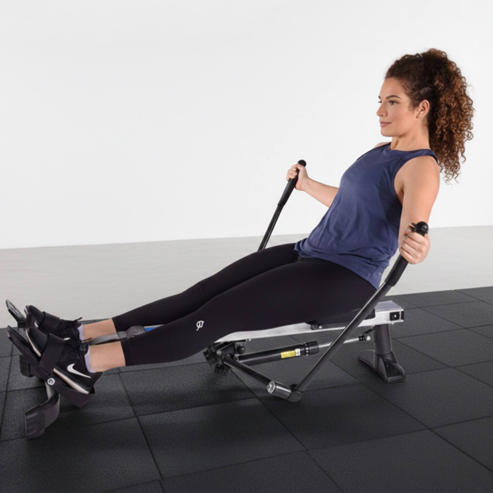 Alt View 4. Stamina Products - Stamina Hydraulic Rowing Machine, BodyTrac Glider, Full Body Exercise Equipment - Black.