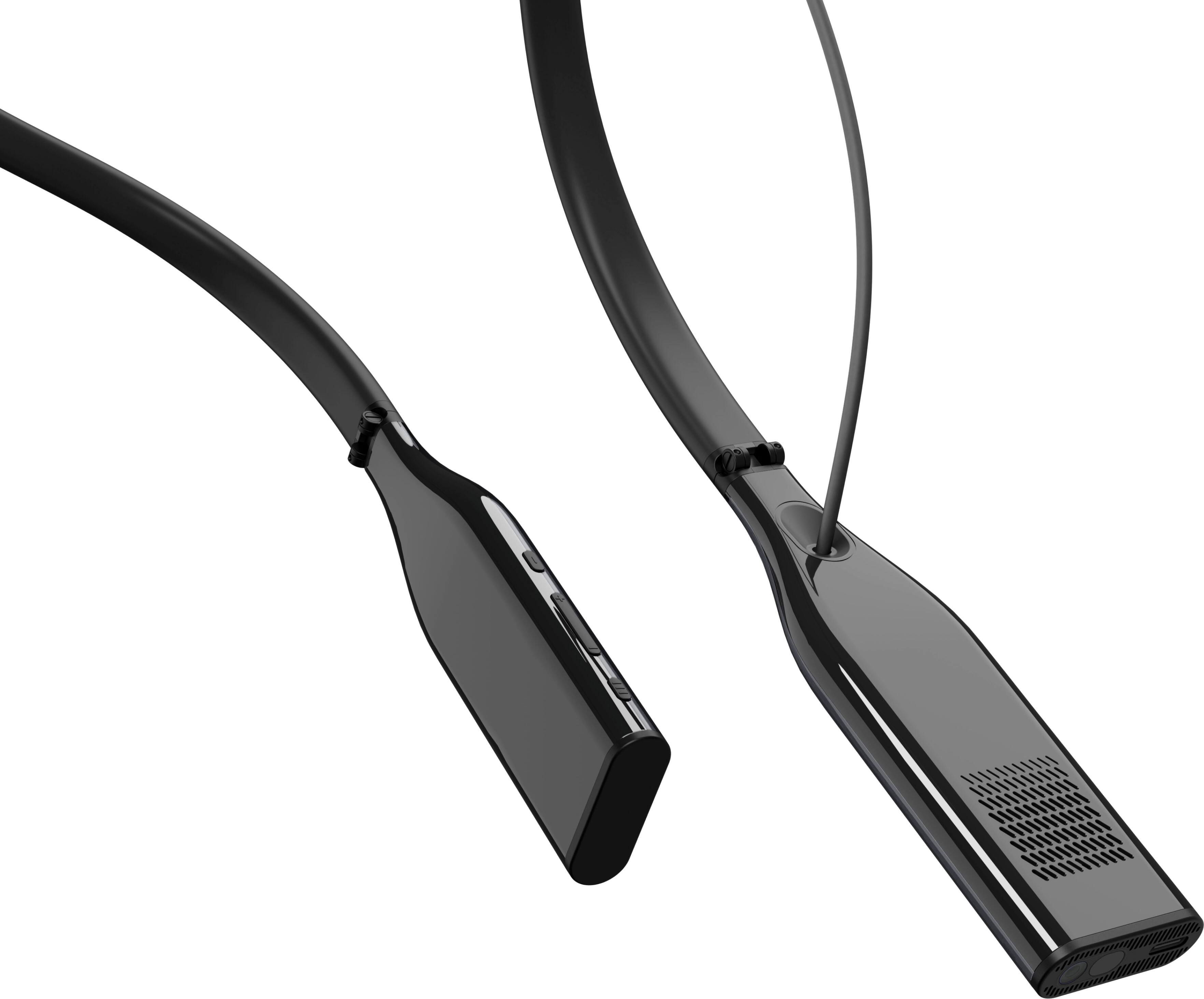 Alt View 4. VITURE - Pro Neckband - Multi-screen/3DoF/Smooth Follow/Ambient Mode, 3D Player, AI Assistant - 12GB+256GB - Black.