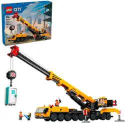 LEGO - City Yellow Mobile Construction Crane Toy Set 60409 - Front_Zoom