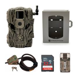 Stealth Cam - Fusion X 26MP Trail Camera (AT&T) Super Security Bundle