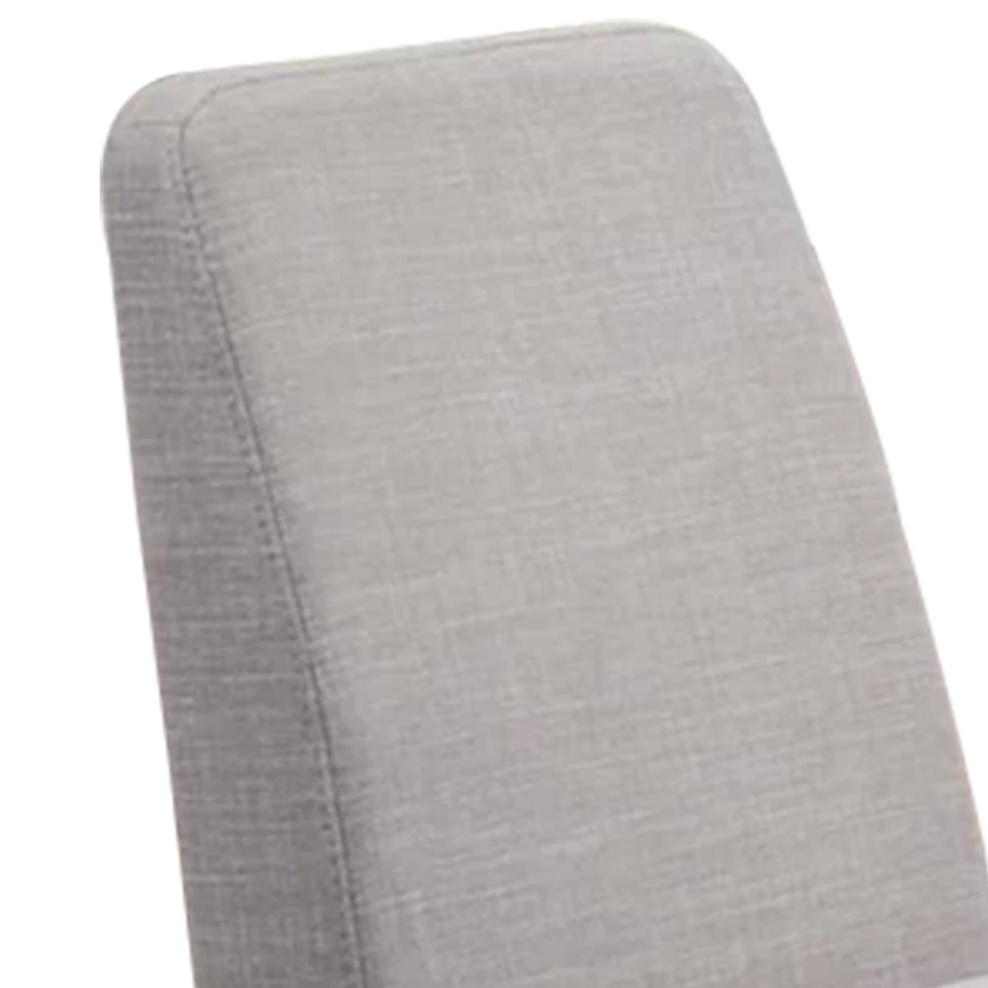 Alt View 1. Manhattan Lane - Lee Set of 2 Modern Wood Dining Chairs, Cushioned Seats, Tapered Legs, Gray - Gray.