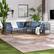 Alt View 32. Walker Edison - Modern Rockland 5-Piece Patio Sectional - Blue.