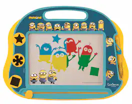 Lexibook - Minions Magnetic Multicolor Drawing Board with Accessories A5 Format