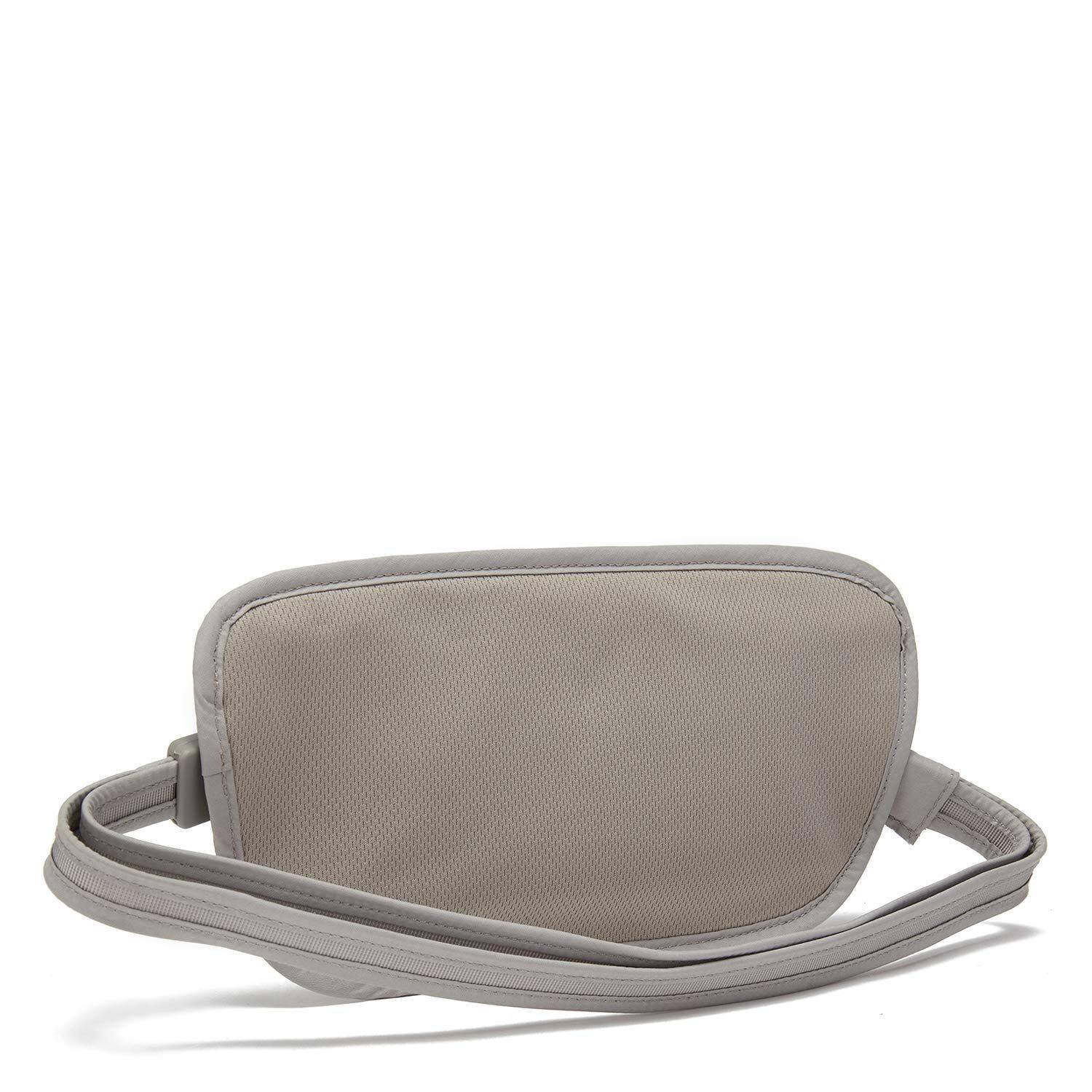 Back. Pacsafe - Pacsafe Coversafe X100 Anti-Theft RFID Blocking Waist Wallet Neutral Grey - Neutral Grey.