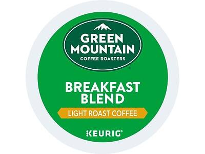 GREEN MOUNTAIN COFFEE ROASTERS  
BREAKFAST BLEND  
LIGHT ROAST COFFEE  
KEURIG