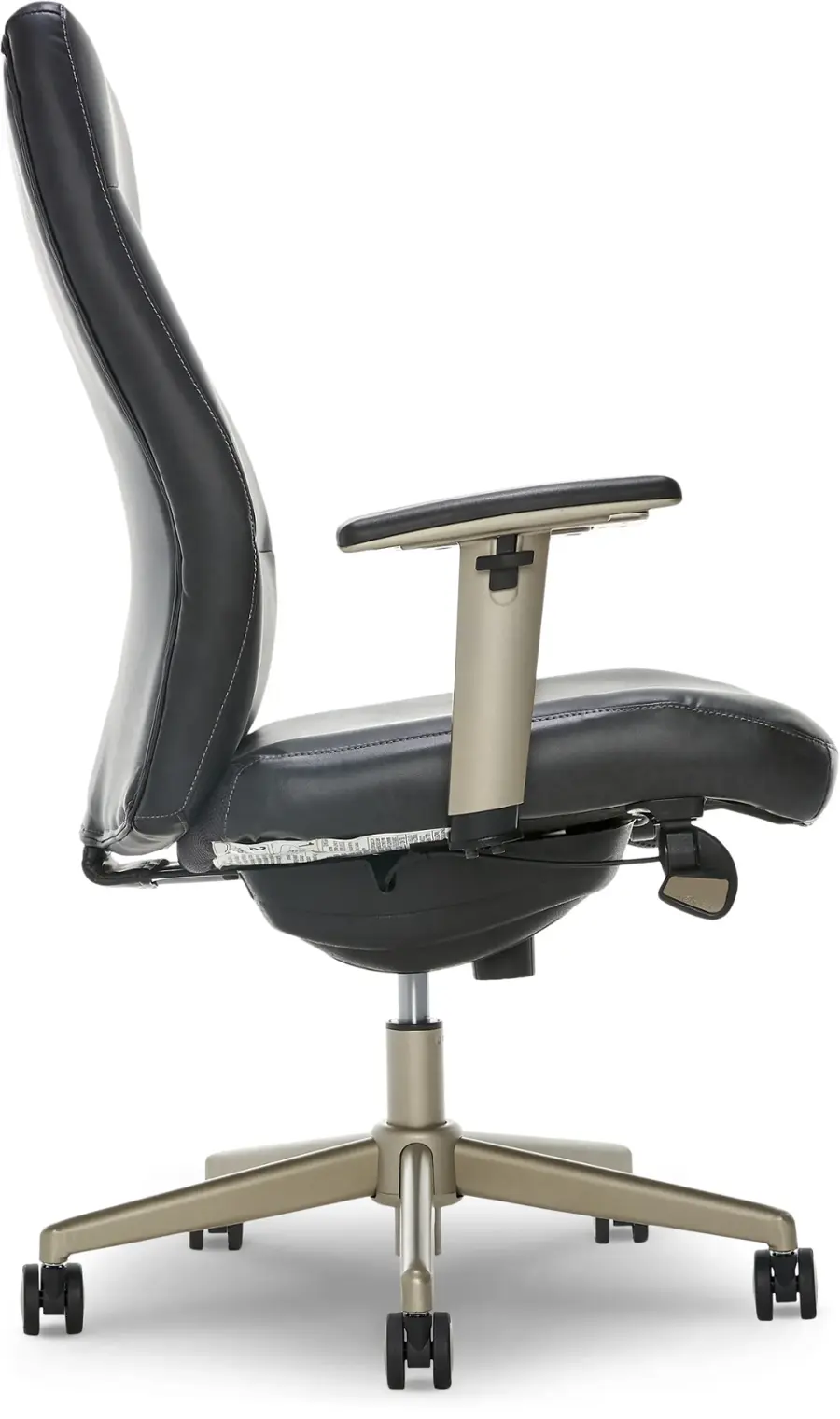 Alt View 17. La-Z-Boy - Baylor Modern Bonded Leather Executive Chair - Black - Bonded Leather.