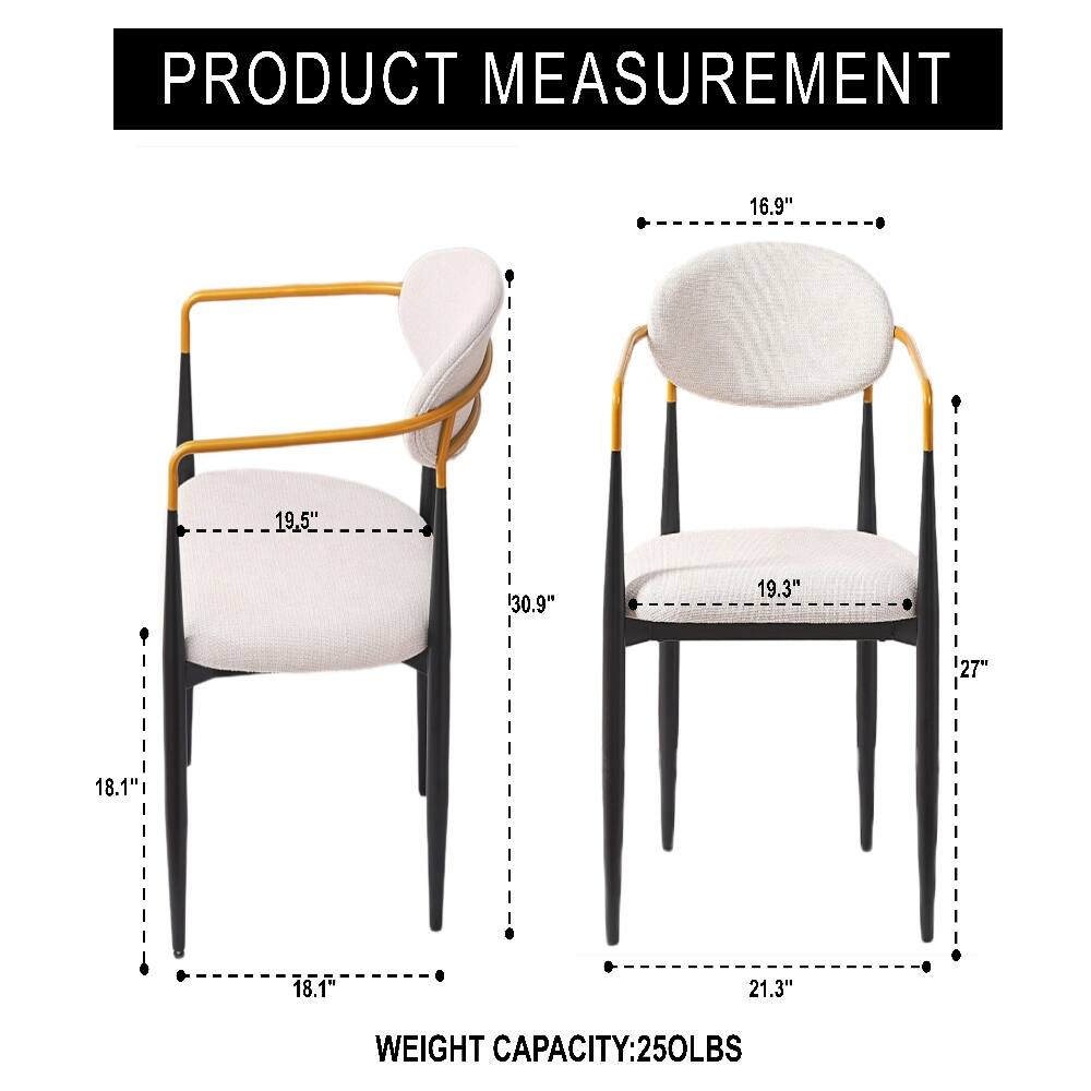 PRODUCT MEASUREMENT  
16.9" 19.5" 30.9" 19.3" 27" 18.1" 18.1" 21.3"  
WEIGHT CAPACITY: 250LBS