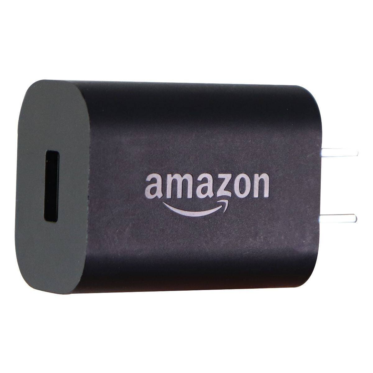 Angle. Amazon - 9-Watt USB Charger for Fire Tablets Kindle and Echo Dot (PS57CP/LY87DR) - Black.