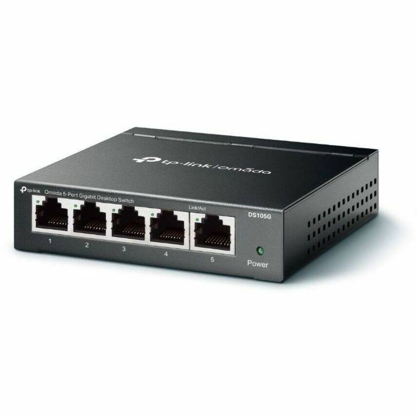 TP-Link Omada 5-Port Gigabit Desktop Switch  
DS105G  
Link/Act  
1 2 3 4 5  
Power