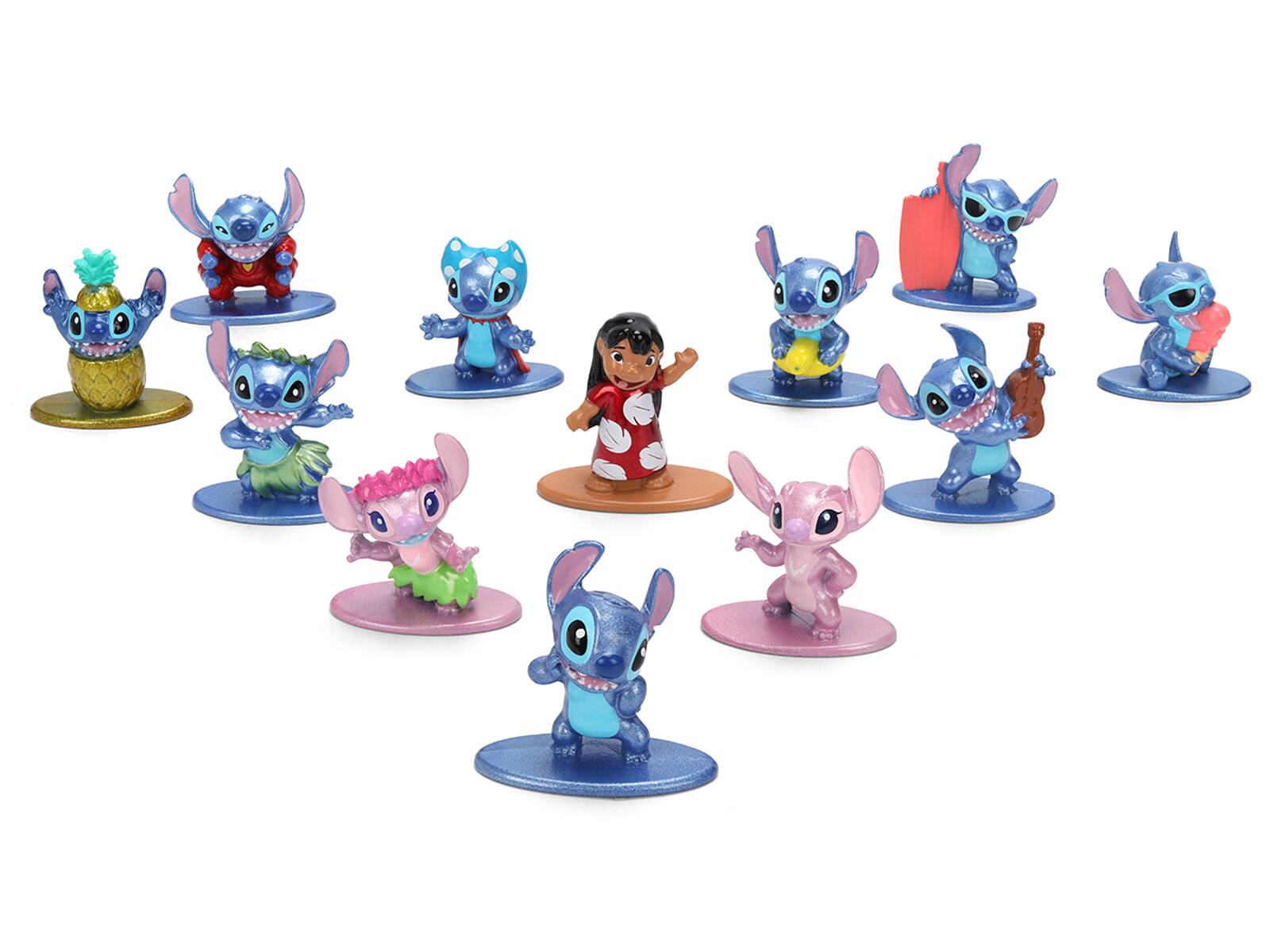 Alt View 1. Jada - Set of 12 Diecast Figures "Disney's Stitch" Franchise "Nano Metalfigs" Series Diecast Models by Jada.