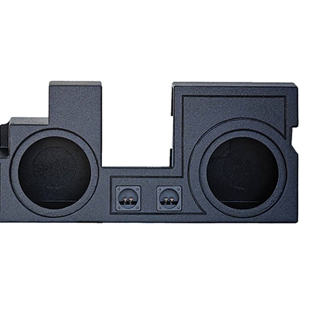 Alt View 4. QPower - Q Power Dual 10" Ported Enclosure for Ford Super Duty 00-16 | QBFORD09F350210 - Black.