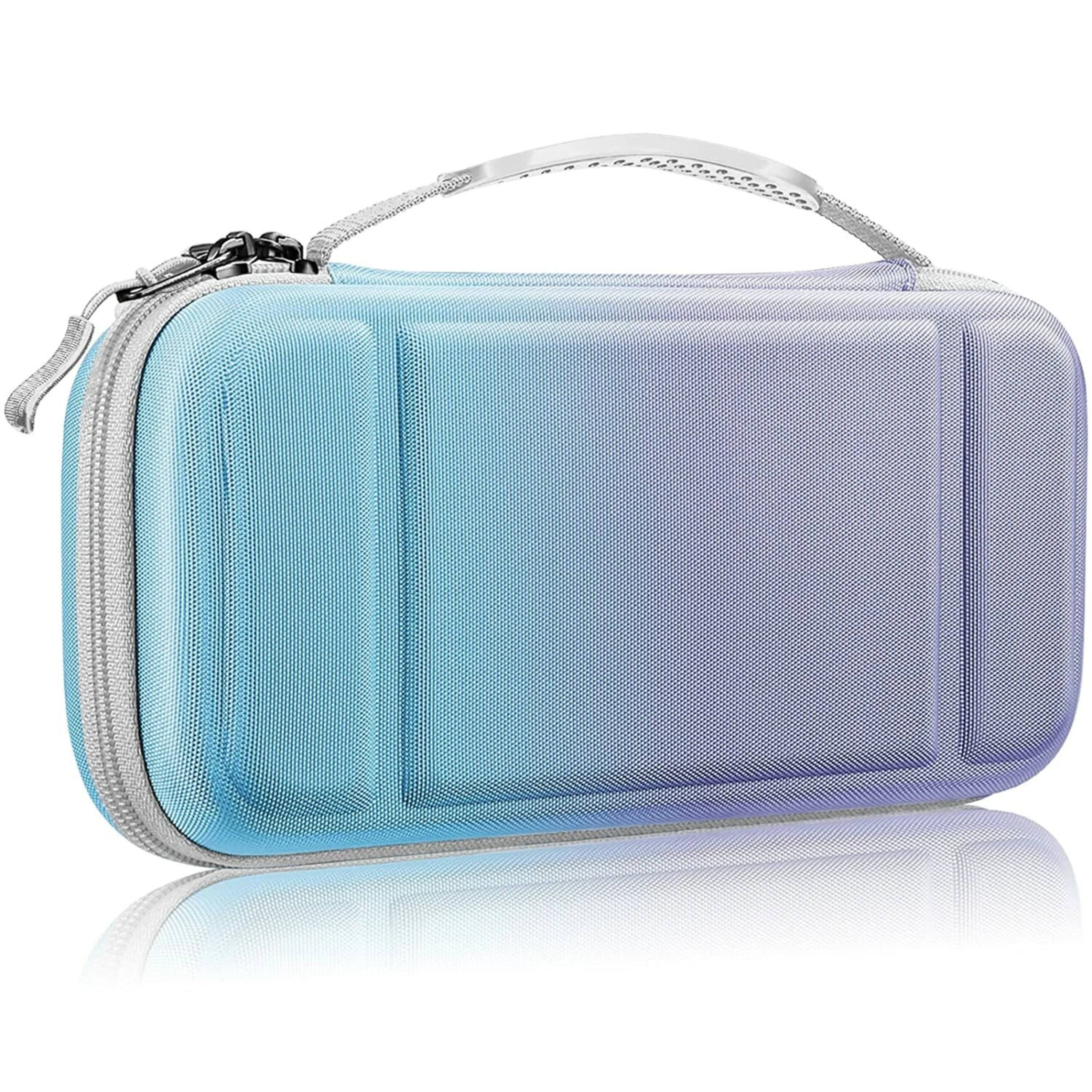 Front. Kitcheniva - Travel Carry Case For Nintendo Switch OLED 2021 And Switch 2017 Evening Ombre - Evening Ombre.