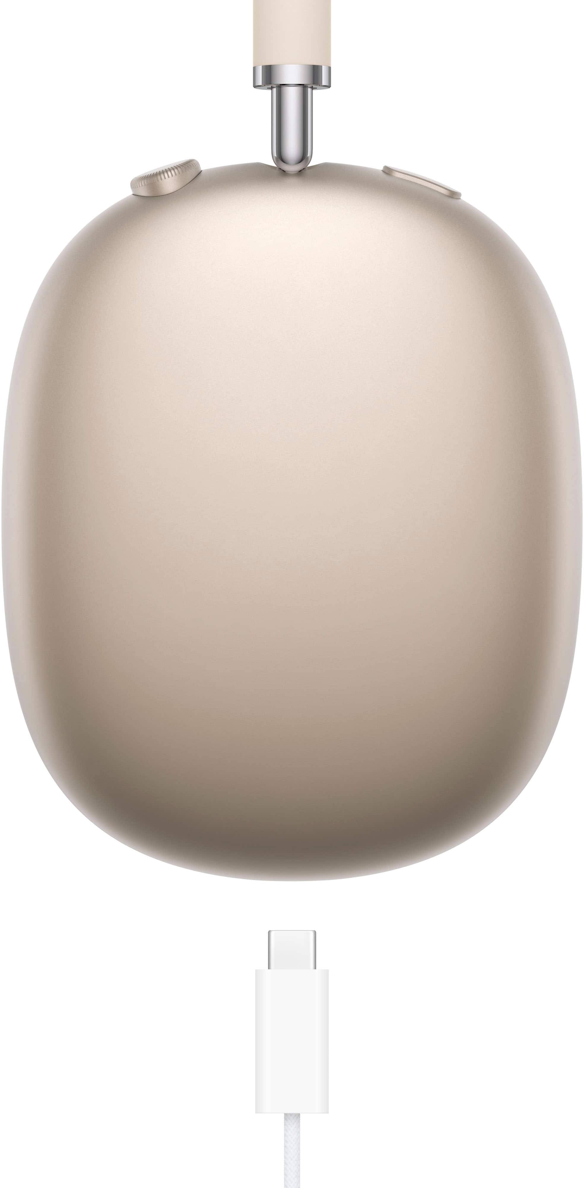 Alt View 13. Apple - AirPods Max (USB-C) - Starlight.