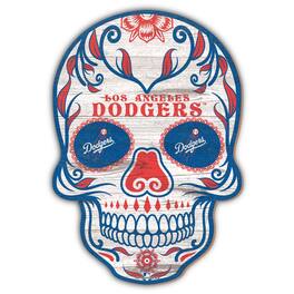 Fan Creations - Los Angeles Dodgers 12'' Sugar Skull Sign - Multicolor