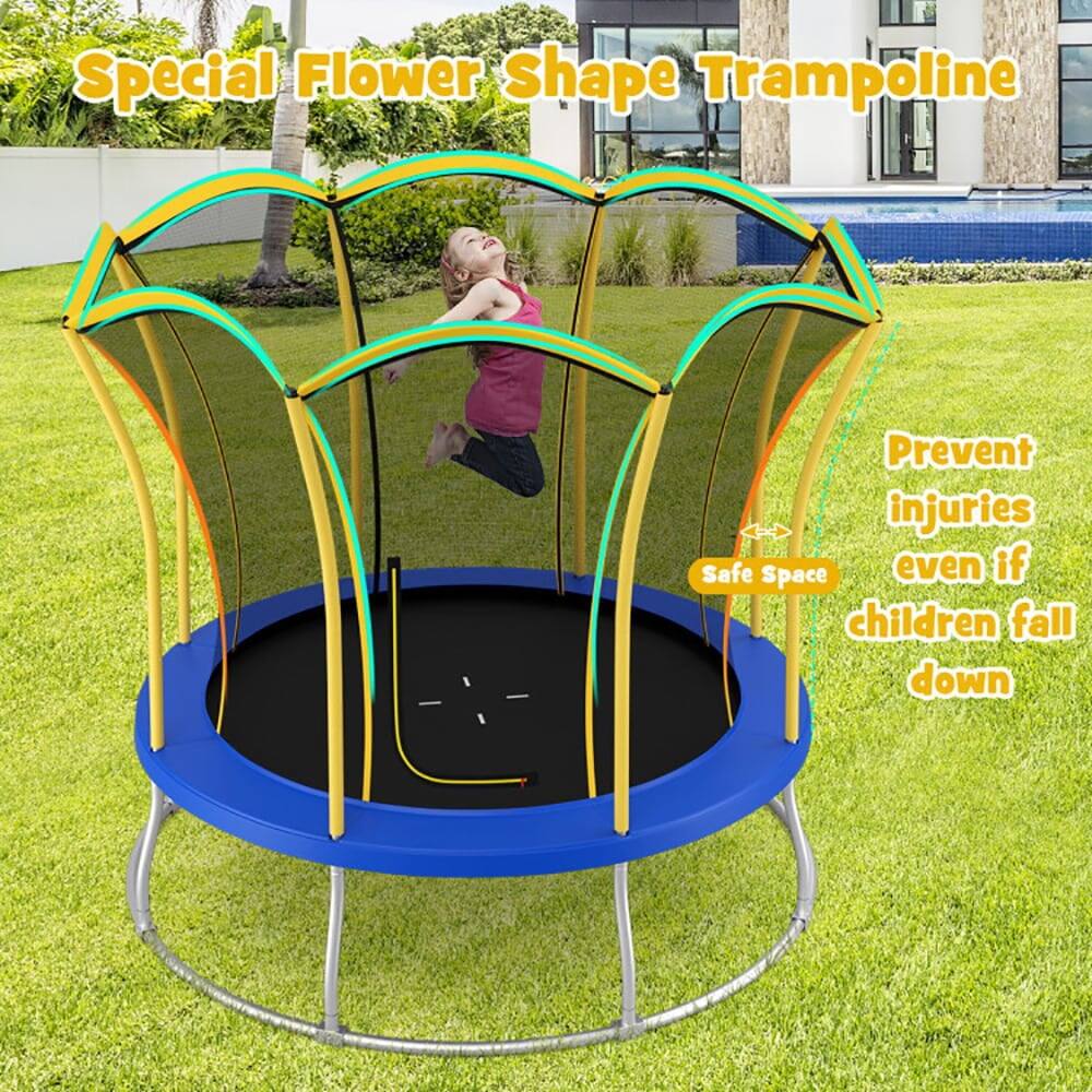 Special Flower Shape Trampoline

Prevent injuries even if children fall down

Safe Space