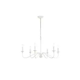 Living District - Rohan 30 inch chandelier - White