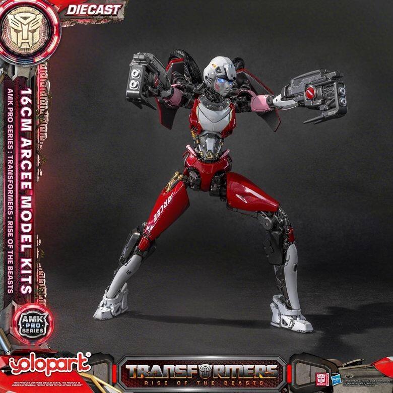 DIECAST  
AMK PRO SERIES  
16CM ARCEE MODEL KITS  
TRANSFORMERS: RISE OF THE BEASTS  
AMK PRO SERIES  
yolopart  
TRANSFORMERS RISE OF THE BEASTS