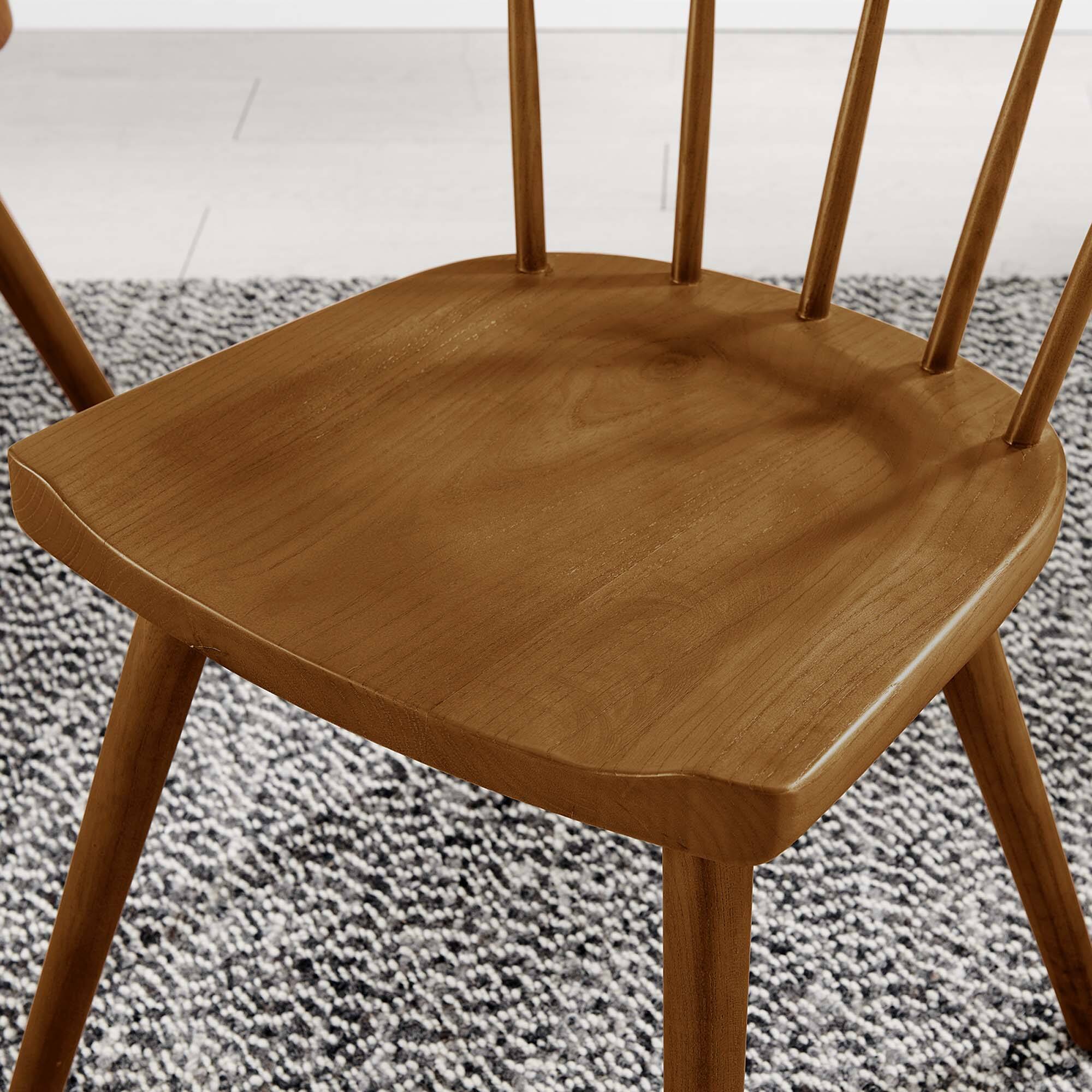 Alt View 1. Modway - Sutter Wood Dining Side Chair Set of 2 by Modway - Walnut.