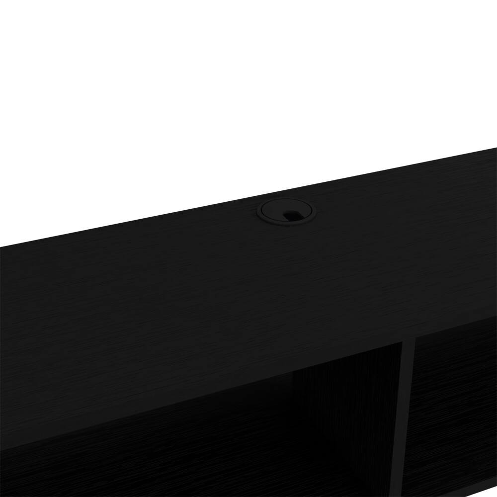 Alt View 1. APRILSOUL - Floating Tv Stand Shelley Living Room Black - Black.
