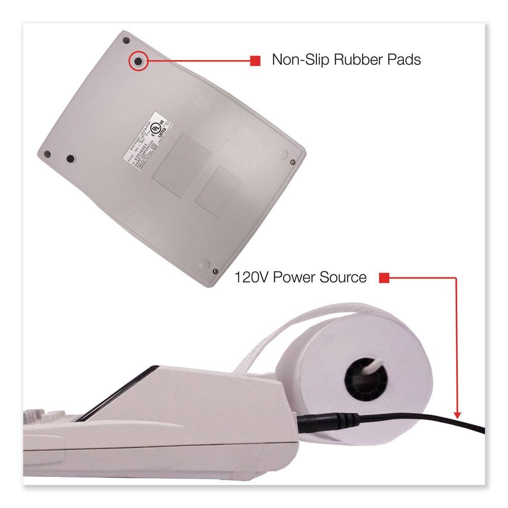 Non-Slip Rubber Pads  
120V Power Source