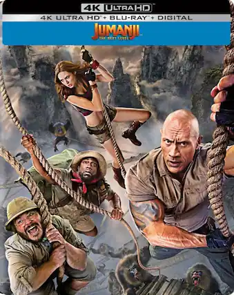 Front. Steelbook Jumanji: The Next Level (4K / Blu-ray + Digital).