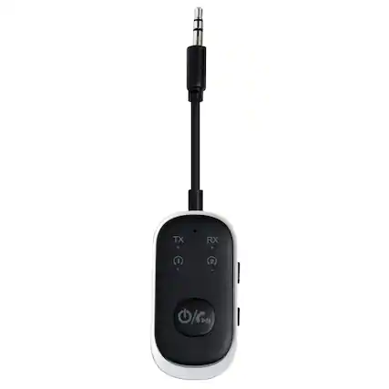 Front. Scapade - AirPro Dual-Bluetooth Transmitter for Headphones - Black.