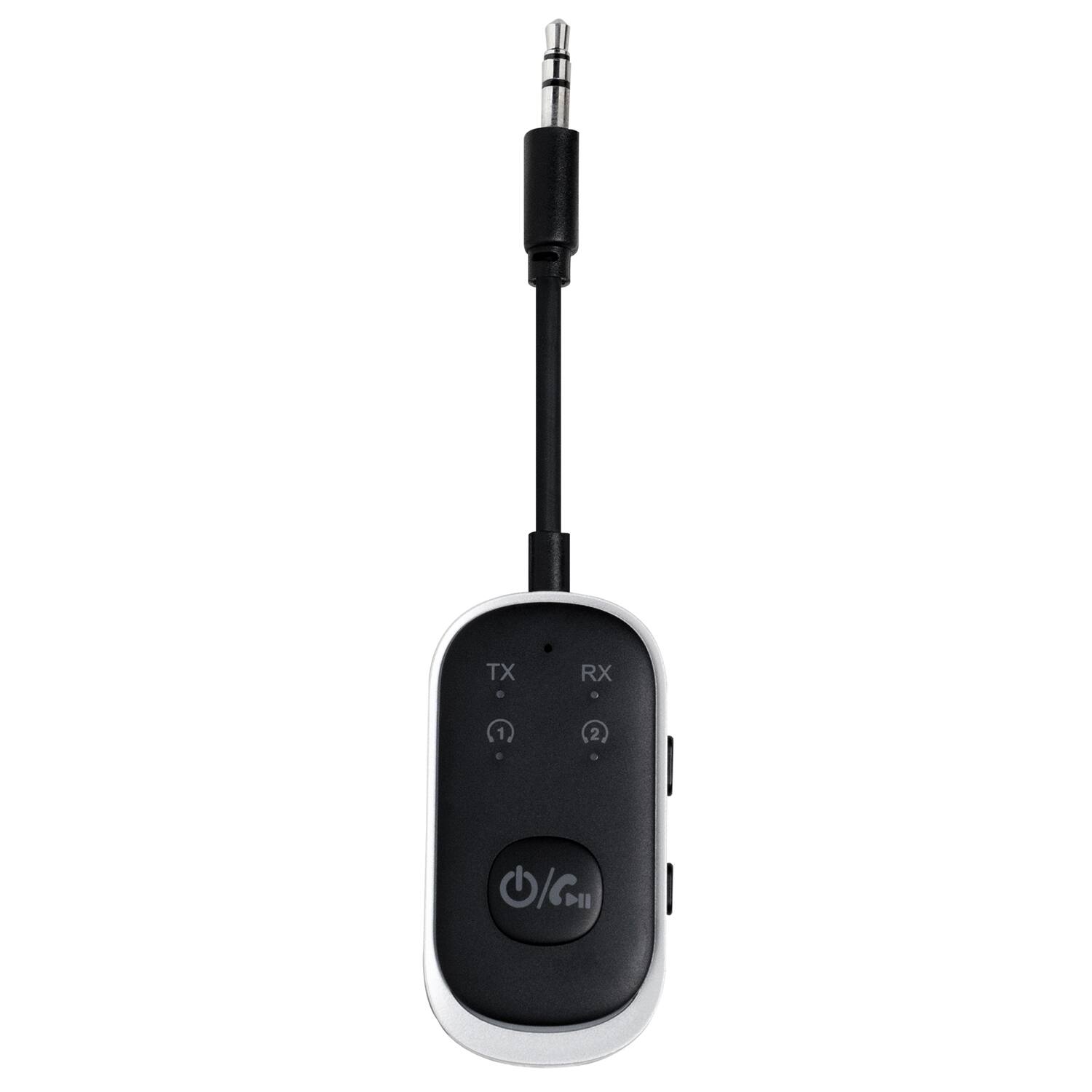 Front. Scapade - AirPro Dual-Bluetooth Transmitter for Headphones - Black.