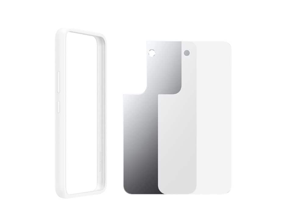 Samsung - Galaxy S22 Frame Cover I Color: - White
